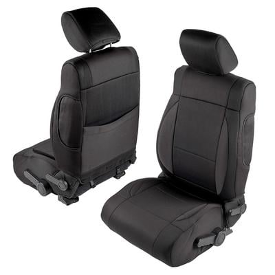 Smittybilt Neoprene Front And Rear Seat Cover Kit (Black) - 471401