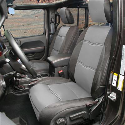 Smittybilt GEN2 Neoprene Front and Rear Seat Cover Kit (Black/Charcoal) - 577122