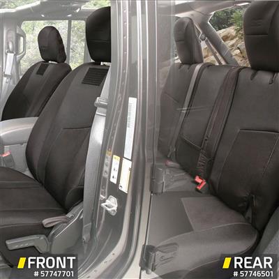 Smittybilt G.E.A.R. Front Seat Covers (Black) - 57747701