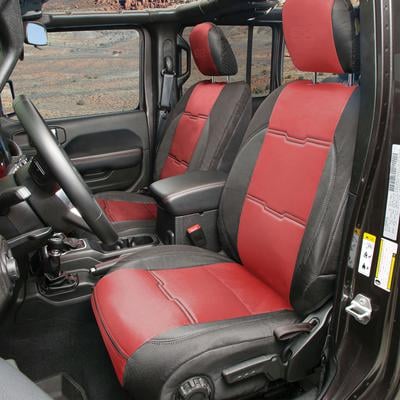 Smittybilt GEN2 Neoprene Front and Rear Seat Cover Kit (Red/Black) - 576230