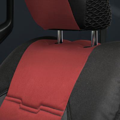 Smittybilt GEN2 Neoprene Front And Rear Seat Cover Kit (Red/Black) - 578130