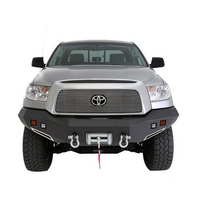 Smittybilt M1 Toyota Tundra Winch Mount Front Bumper With D Ring Mounts And Light Kit 612840 4wheelparts Com