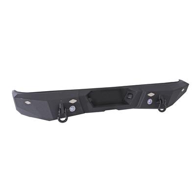 Smittybilt M1 Ford Rear Bumper With D-ring Mounts And Additional Rear Lights Included (Black) - 614830