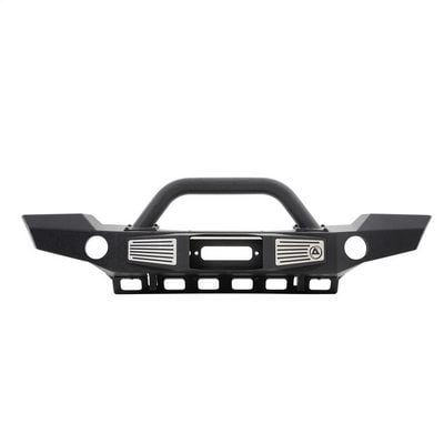 Smittybilt XRC Atlas Front Bumper with Grille Guard and Fog Light Holes (Black) - 76892