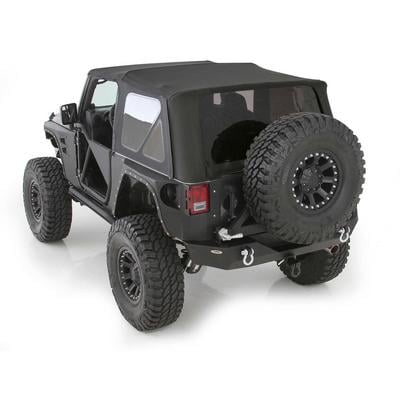 Smittybilt Replacement Soft Top with Tinted Windows and No Upper Doors  (Black Diamond) - 9075235 