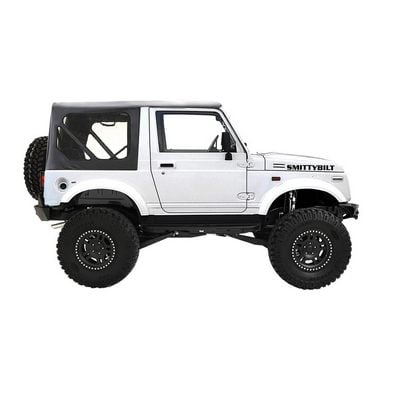 Smittybilt Replacement Soft Top with Clear Windows (Black Denim) - 98615