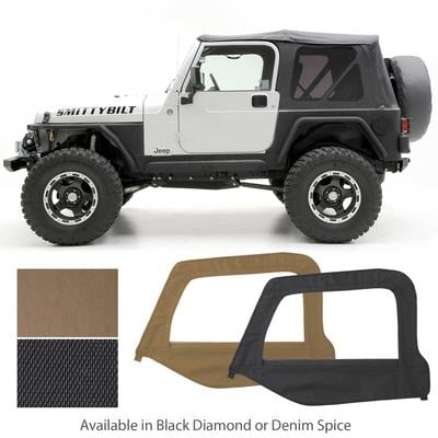 Smittybilt Replacement Soft Top With Tinted Windows And Upper Door Skins (Spice) - 9970217