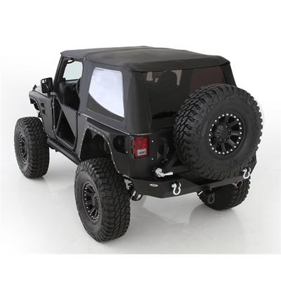 Smittybilt Bowless Combo Top With Tinted Windows And No Upper Doors (Black Diamond) - 9073235