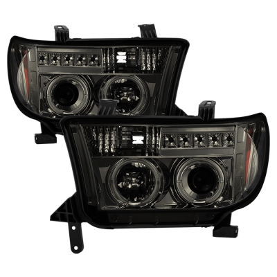 Spyder Auto Group Halo Projector Headlights (Smoke) - 5012043