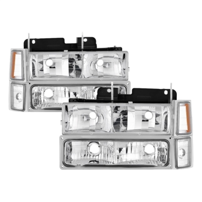 Spyder Auto Group XTune Headlights (Chrome) - 5069535