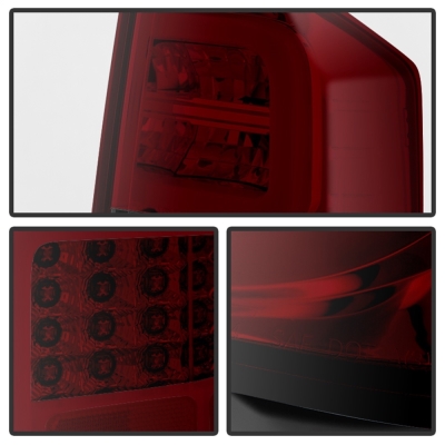Spyder Auto Group Light Bar LED Tail Lights (Red Smoke) - 5080189