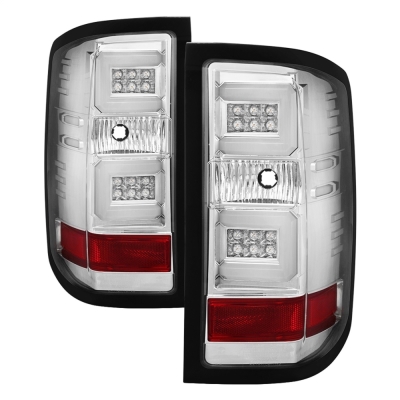 Spyder Auto Group Light Bar LED Tail Lights (Chrome) - 5083746