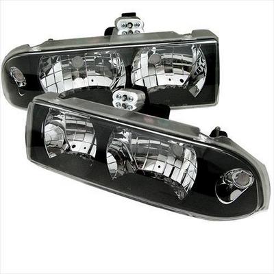 Spyder Auto Group Crystal Headlights (Black) - 5012425