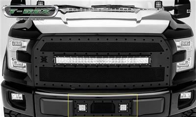 T-Rex Stealth Torch Series LED Light Bumper Grille - 6325731-BR