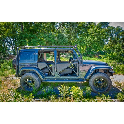 TrailFX Jeep Front Tube Doors (Wrangler Jk) - J051FD