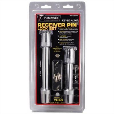Trimax Locks Rapid Hitch Adjustable Receiver Pin Lock Set - TH43