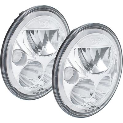 Vision X Lighting VX Series 7 Round LED Headlights (Amber Halo) - 9925967