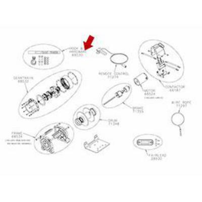 Warn Winch Hook And Hardware Kit - 69030