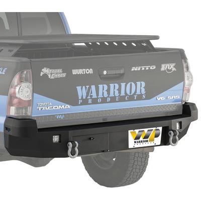 Warrior Rear Bumper With D-Ring Tabs (Black) - 4550