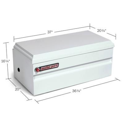 Weather Guard Compact All-Purpose Truck Tool Chest (White) - 645-3-01