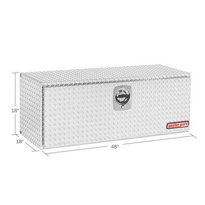 Weather Guard Compact Under Bed Tool Box (Clear Coat Finish) - 648-0-02