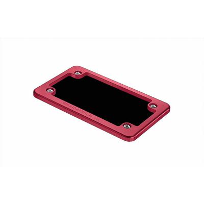 WeatherTech Motorcycle Billet Plate Frames (Red) - 8AMPF4