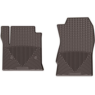 WeatherTech All-Weather Rubber Floor Mats - Front (Cocoa) - W124CO