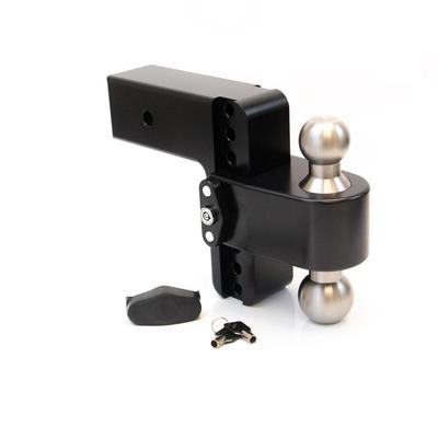 Weigh Safe 180 Hitch With Stainless Combo Ball And Hitch Pin - 6 Drop With 3 Shank (Black Cerakote) - LTB63KACBLA