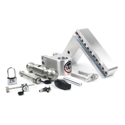 Weigh Safe Hitches 10 Drop 3 Shank 180 Hitch With Lock Set - LTB10-3-SET