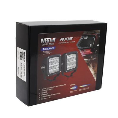 Westin Axis LED Auxiliary Spot Lights - 09-12219A-PR