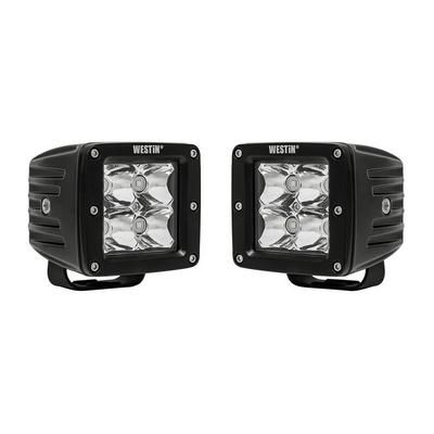 Westin HyperQ LED Spot Auxiliary Lights (Black) - 09-12200A-PR