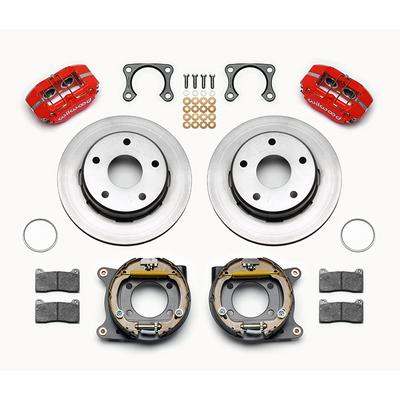 Wilwood Dynapro Lug Mount Rear Parking Brake Kit With Undrilled Rotors - 140-13322-R