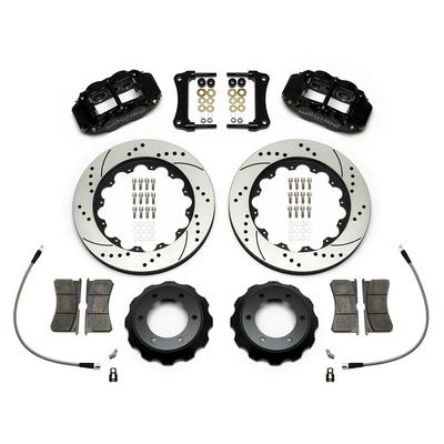 Wilwood Forged Narrow Superlite 6R Big Brake Front Brake Kit With Drilled And Slotted Rotors - 140-14578-D