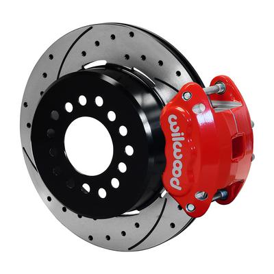 Wilwood D154 Rear Parking Brake Kit With Drilled And Slotted Rotors - 140-12567-DR
