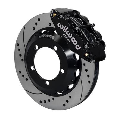 Wilwood Forged Narrow Superlite 4R Big Brake Kit With Drilled And Slotted Rotors - 140-13330-D