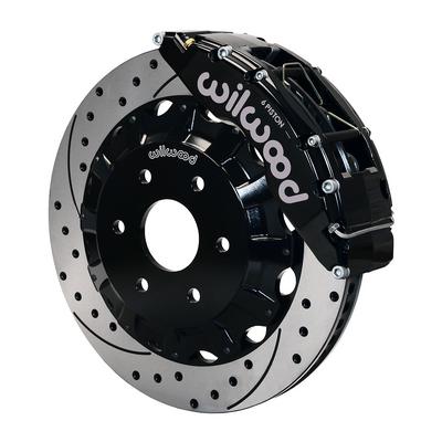 Wilwood TC6R Big Brake Front Brake Kit With Drilled And Slotted Rotors - 140-8992-D