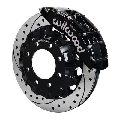 Wilwood TC6R Big Brake Front Brake Kit With Drilled And Slotted Rotors - 140-8996-D