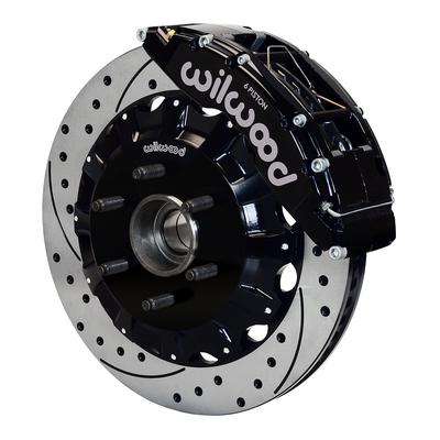 Wilwood TC6R Big Brake Front Brake Kit With Drilled And Slotted Rotors - 140-9072-D