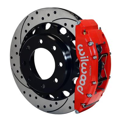 Wilwood TC6R Big Brake Rear Brake Kit With Drilled And Slotted Rotors - 140-9406-DR