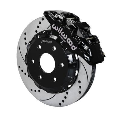 Wilwood AERO6 Big Brake Rear Brake Kit With Drilled And Slotted Rotors - 140-9789-D