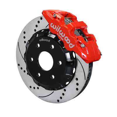 Wilwood AERO6 Big Brake Rear Brake Kit With Drilled And Slotted Rotors - 140-9789-DR