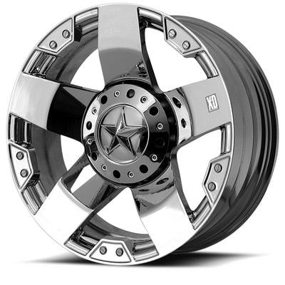 XD Wheels XD775 Rockstar, 20x8.5 With 7 On 150 Bolt Pattern - Chrome-XD77528580210