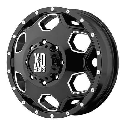 XD001, 22x8.25 Wheel With 8 On 6.5 Bolt Pattern - Gloss Black - XD00122890397