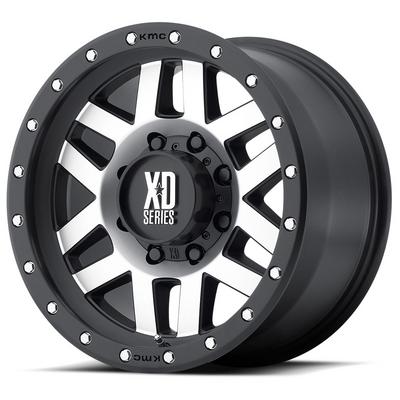 XD Wheels XD128 Machete, 17x9 With 5 On 5 Bolt Pattern - Black-XD12879050512N