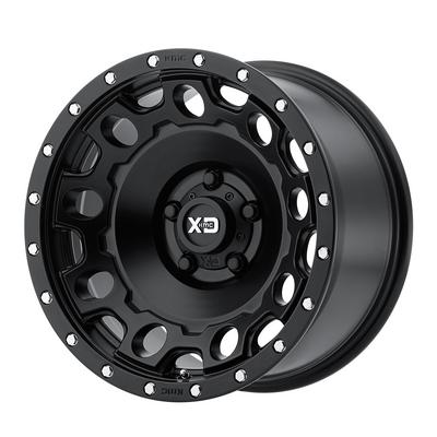 XD129 , 17x8.5 Wheel With 5 On 5 Bolt Pattern - Satin Black