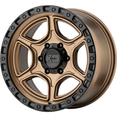 XD Wheels XD139 Portal, 18x8.5 With 5x127 Bolt Pattern - Satin Bronze Satin Black Lip - XD13988550600