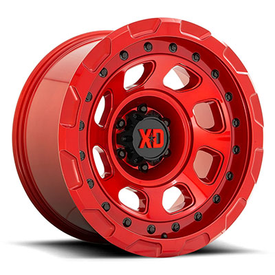 XD XD861 Storm Wheel, 17x9 With 5 On 5 Bolt Pattern - Candy Red - XD86179050900