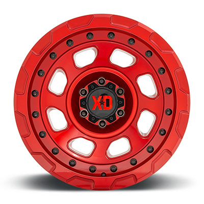 XD XD861 Storm Wheel, 17x9 With 6 On 5.5 Bolt Pattern - Candy Red - XD86179068900