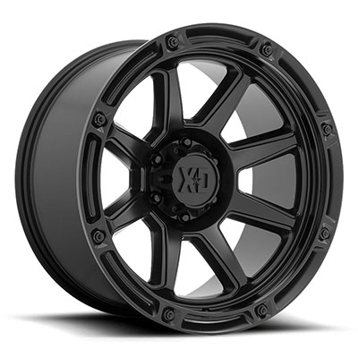 XD XD863 Titan Wheel, 20x9 With 6 On 5.5 Bolt Pattern - Satin Black - XD86329068718