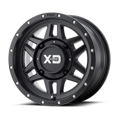 XD Wheels XS128 Machete, 15x7 With 4 On 156 Bolt Pattern - Black - XS12857044735